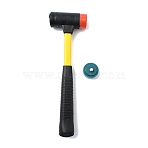(Defective Closeout Sale: A Little Rusty) PVC Plastic Hammer, Pittsburgh 4-in-1 Quick Change Multi Head Hammer, Includes Dectable Clearomizer Hammer, Disconnectable Hammerhead, Black, 30.9x9.65x3.75cm(TOOL-XCP0002-20)