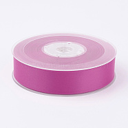 Double Face Matte Satin Ribbon, Polyester Satin Ribbon, Orchid, (7/8 inch)22mm, 100yards/roll(91.44m/roll)(SRIB-A013-22mm-187)