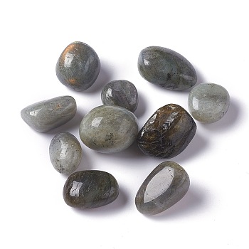 Natural Labradorite Beads, Tumbled Stone, Healing Stones for 7 Chakras Balancing, Crystal Therapy, Meditation, Reiki, Vase Filler Gems, No Hole/Undrilled, Nuggets, 16~27x13~23x9.5~20mm, about 134pcs/1000g