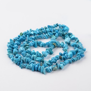 Chip Dyed Natural Magnesite Bead Strands(G-M344-30)-2