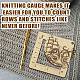 Wooden Square Frame Crochet Ruler(DIY-WH0536-004)-4