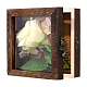 Square Wood Insect Display Case with White EVA Foam Mat Inside(CON-WH0086-103B)-1