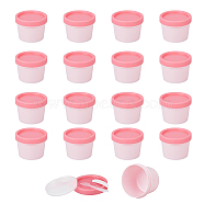 12Pcs Empty PP Plastic Facial Mask Cosmetic Cream Jars, with Inner Liners & Lids, with 24Pcs 2 Styles Face Mask Cream Spoon Plastic Stick, Pink, 71x53.5mm, Capacity: 100g(DIY-BC0012-81A)