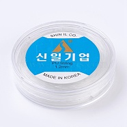 Korean Elastic Crystal Thread, For Jewelry Making, Clear, 1.2mm, about 21.87 yards(20m)/roll(EW-F008-1.2mm)