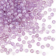 240Pcs Natural Amethyst Beads, Faceted, Round, 3mm, Hole: 0.5~0.6mm(G-OC0004-63)