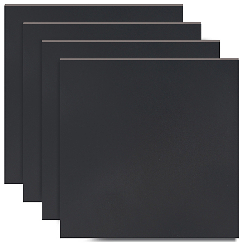Olycraft PVC Foam Boards, Poster Board, for Crafts, Modelling, Art, Display, School Projects, Square, Black, 20.4x20.4x0.5cm
