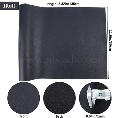 Rectangle PU Leather Fabric(AJEW-WH0089-52C-01)-2