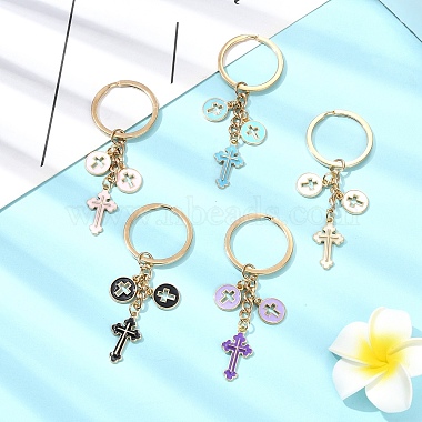 Alloy Enamel Keychain(KEYC-YW00165-01)-4