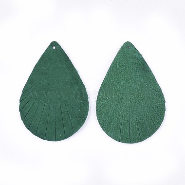 Eco-Friendly Sheepskin Leather Pendants(FIND-S301-11A-06)-2