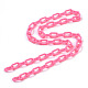 Handmade Opaque Acrylic Paperclip Chains(KY-S166-002F)-3