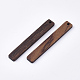 Undyed Walnut Wood Big Pendants(X-WOOD-T023-01)-2