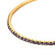 Brass Claw Chain Stretch Bracelets(BJEW-T010-02G-08)-2