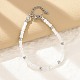 304 Stainless Steel Beaded Bracelets for Women(BJEW-M056-08P-03)-1