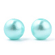 Spray Painted ABS Plastic Imitation Pearl Beads(OACR-T015-05B-08)-2