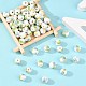Floral Printed Porcelain Beads(PORC-Q199-10mm-10)-5
