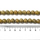 Brins de perles en pierre verdite naturelle(G-P515-A03-01)-4