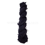 Nepal Pure Silk Cord, Round, Black, 1~3mm, about 65.62 Yards(60m)/Bundle(OCOR-TAC0038-07E)