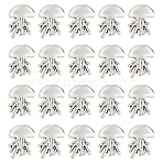50Pcs Tibetan Style Alloy Beads, Cadmium Free & Lead Free, Jellyfish, Antique Silver, 14x11.5x4mm, Hole: 1.6mm, about 578pcs/1000g(FIND-DC0006-79)