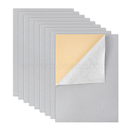 Jewelry Flocking Cloth, Self-adhesive Fabric, Light Grey, 40x28.9~29cm, 12sheets/set(TOOL-BC0001-75D)