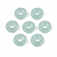 Spray Painted Glass Linking Rings, Ring, Dark Sea Green, 10x3mm, Hole: 1.5x1.6mm(GLAA-S054-35A-B02)