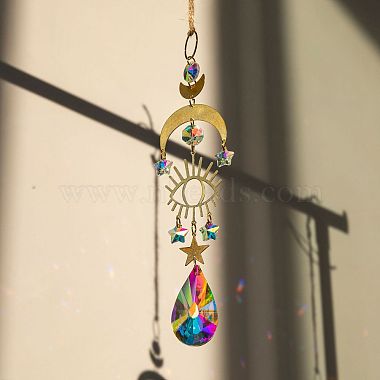 Colorful Evil Eye Glass Suncatchers