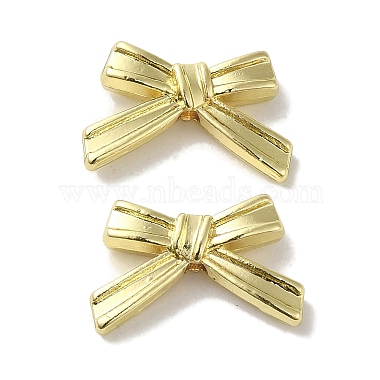 Golden Bowknot Alloy Beads