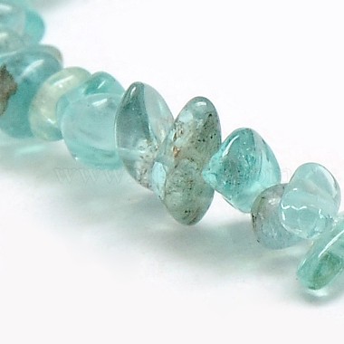 Natural Apatite Chip Beads Strands(X-G-L154-23)-2