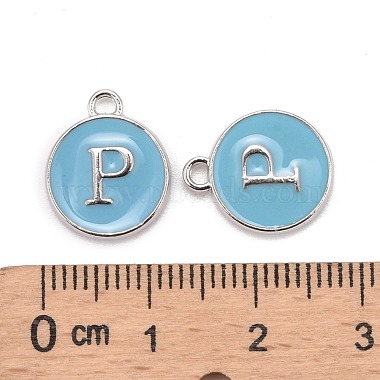 Platinum Plated Alloy Enamel Charms(X-ENAM-S118-04P-P)-3