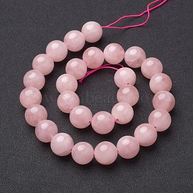 Chapelets de perles en quartz rose naturel(X-GSR14mmC034)-4