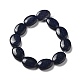 Synthetic Blue Goldstone Beads Strands(G-P528-M02-01)-3