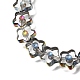 Electroplated Transparent Glass Beads Strands(GL-CBA98F0-09A)-2