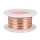 Round Copper Jewelry Wire(CWIR-I002-0.4mm-RG-NR)-1