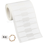 1 Roll 500Pcs Paper Label Stickers, Self-Adhesive Labels, Jewelry Display Paper Price Tags, White, 6x1.2cm(STIC-SP0001-05B)