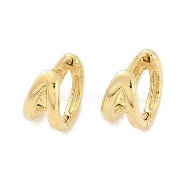 304 pendientes de aro huggie de acero inoxidable para mujer(EJEW-C096-42G-01)-2