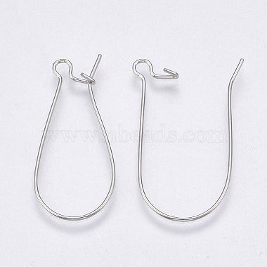 Iron Hoop Earring Findings(IFIN-T007-12P-NF)-3