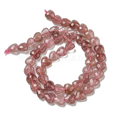 Natural Green Strawberry Quartz Beads Strands(G-P544-E04-01)-3