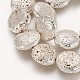 Electroplated Natural Lava Rock Beads Strands(G-P400-10S)-2