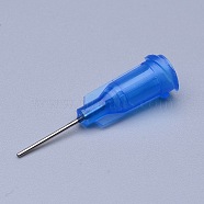 Plastic Fluid Precision Blunt Needle Dispense Tips, Dodger Blue, Lumen: 0.42mm, 30x7.5mm, External Dia: 0.72mm(TOOL-WH0016-07G)