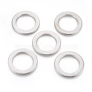 CCB Plastic Linking Rings, Platinum, 47.5x3mm, 7mm Inner Diameter(CCB-E053-20P)
