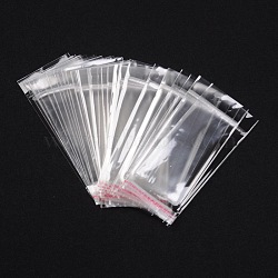 Cellophane Bags, Rectangle, Clear, 14x6cm, Inner Measure: 8.5x6cm(OPC-X002-1)
