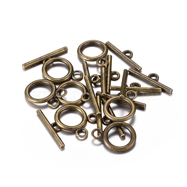 Tibetan Style Alloy Toggle Clasps(MLF0273Y-NF)-2