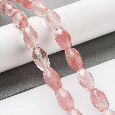 Cherry Quartz Glss Beads Strands(G-P520-C04-01)-2