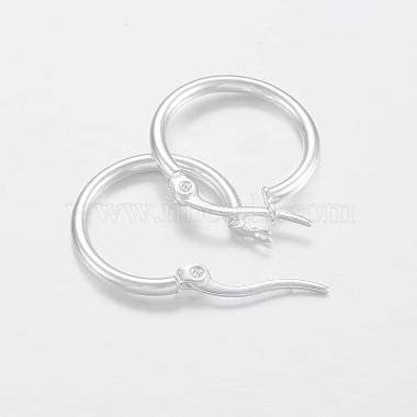 304 Stainless Steel Hoop Earrings(EJEW-H327-01C)-2