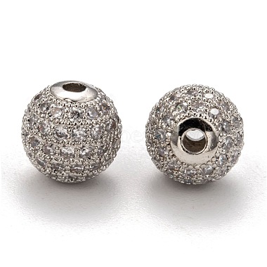Perles de zircone cubique(ZIRC-C017-10mm-P)-4