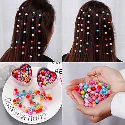 Mini Plastic Claw Hair Clips, Macaron Color Hair Accessories for Girls or Women, Mixed Color, 10mm, 20pcs/bag(OHAR-PW0007-53)