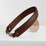 Leather Bag Strap Bag Handles, with Light Gold Tone Metal Swivel Clasps, for Bag Replacement Accessories, Sienna, 578x31x5.5mm(FIND-WH0433-87B-03)