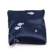 Eco-Friendly Polyester Portable Shopping Bag, Collapsible Shopping Bag, Fish Pattern, 63~64x43~44x0.05cm(ABAG-SZC0008-01C)