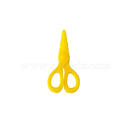Miniature Plastic Scissor Shape Ornaments, for Dollhouse Decor, Gold, 10x20mm(MIMO-PW0001-079C)