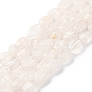 Natural Quartz Crystal Beads Strands, Rock Crystal Nuggets Beads, Tumbled Stone, 7~12x6~8x5~7mm, Hole: 1mm, about 43~44pcs/strand, 15.47~15.63''(39.3~39.7cm)(G-G146-A29-01)