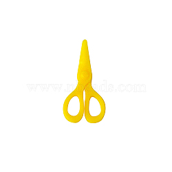 Miniature Plastic Scissor Shape Ornaments, for Dollhouse Decor, Gold, 10x20mm(MIMO-PW0001-079C)